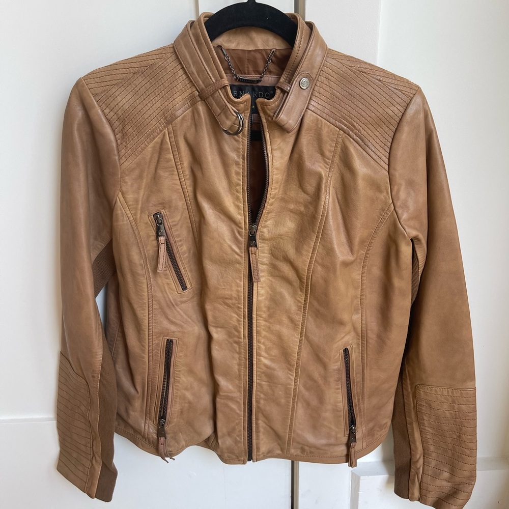 bernardo leather jacket